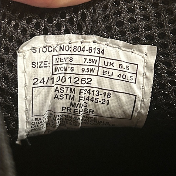 Thorogood Job Fitted NIB Black Leather Work Boots Shoes **Size 9.5** - Picture 7 of 7